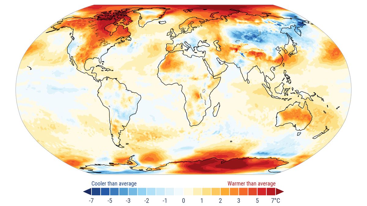 Říjen byl globálně třetí nejteplejší v historii